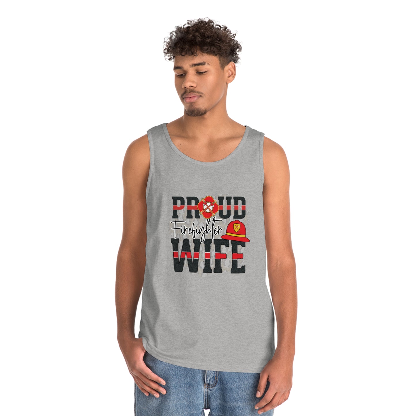 Proud Firefighter Wife TANK
