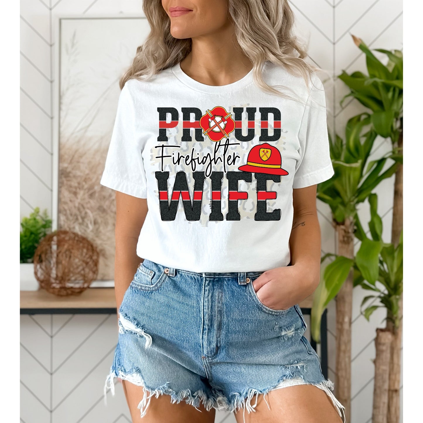Proud Firefighter Wife TSHIRT